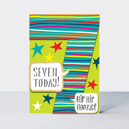 Picture of 7 TODAY BIRTHDAY CARD